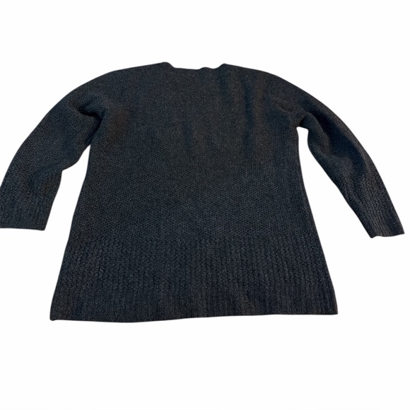 AllSaints Char Boyfriend Cashmere Sweater Gray US 8 - Picture 3 of 6